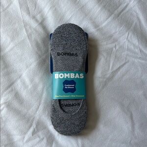 Bombas Gray Cushioned No Show Socks